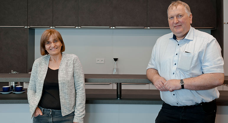 Freuen sich auf Wissenstransfer: die langjährigen Kollegen Christine Block und Reinhard Bauer.